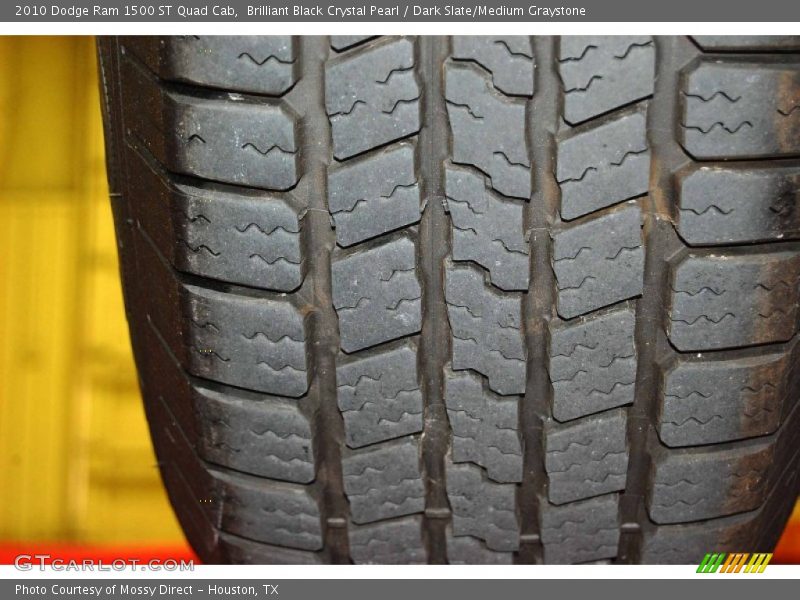 Brilliant Black Crystal Pearl / Dark Slate/Medium Graystone 2010 Dodge Ram 1500 ST Quad Cab