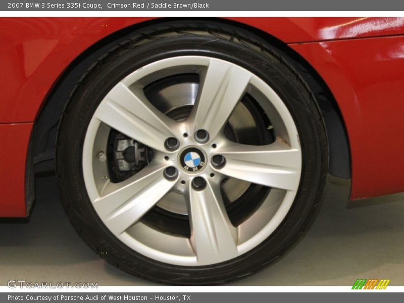 Crimson Red / Saddle Brown/Black 2007 BMW 3 Series 335i Coupe