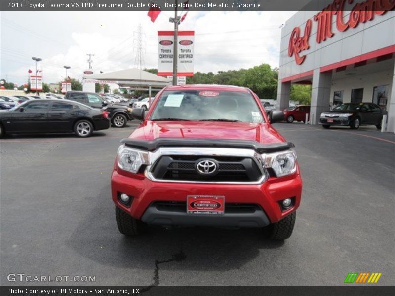 Barcelona Red Metallic / Graphite 2013 Toyota Tacoma V6 TRD Prerunner Double Cab