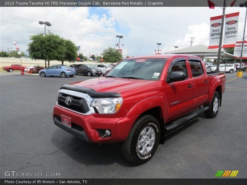 Barcelona Red Metallic / Graphite 2013 Toyota Tacoma V6 TRD Prerunner Double Cab