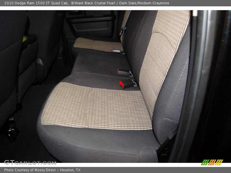 Brilliant Black Crystal Pearl / Dark Slate/Medium Graystone 2010 Dodge Ram 1500 ST Quad Cab