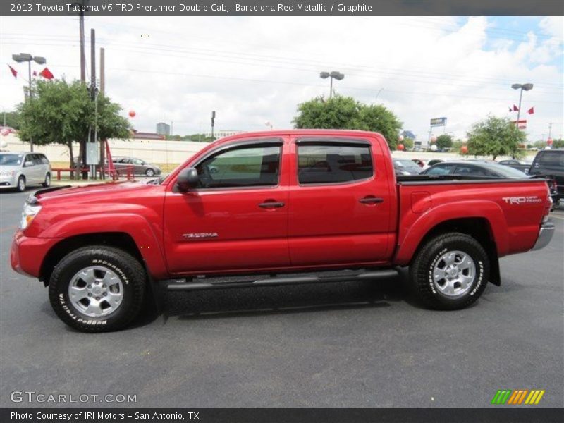 Barcelona Red Metallic / Graphite 2013 Toyota Tacoma V6 TRD Prerunner Double Cab