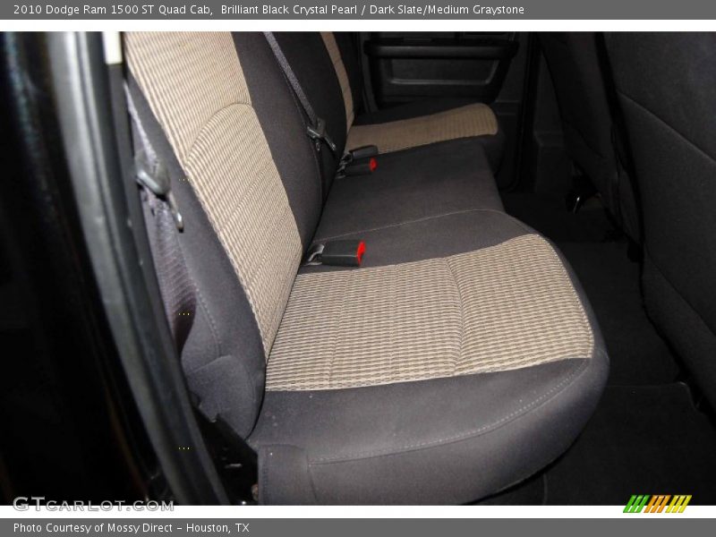 Brilliant Black Crystal Pearl / Dark Slate/Medium Graystone 2010 Dodge Ram 1500 ST Quad Cab
