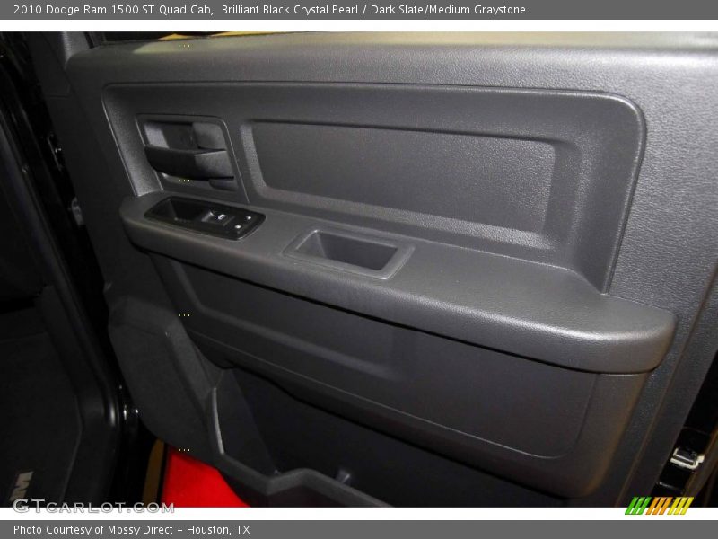 Brilliant Black Crystal Pearl / Dark Slate/Medium Graystone 2010 Dodge Ram 1500 ST Quad Cab