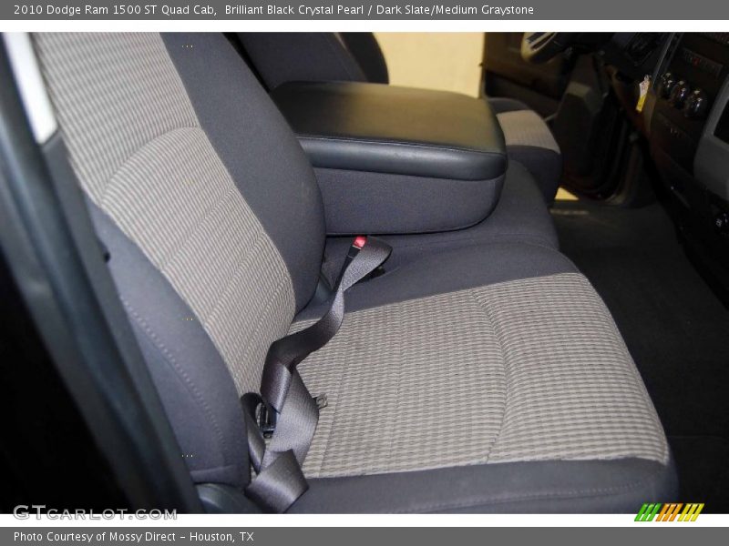 Brilliant Black Crystal Pearl / Dark Slate/Medium Graystone 2010 Dodge Ram 1500 ST Quad Cab