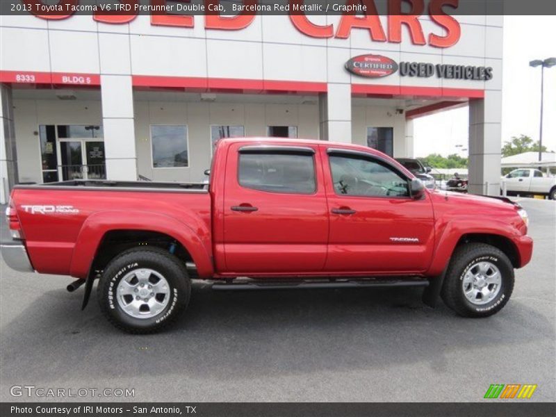 Barcelona Red Metallic / Graphite 2013 Toyota Tacoma V6 TRD Prerunner Double Cab