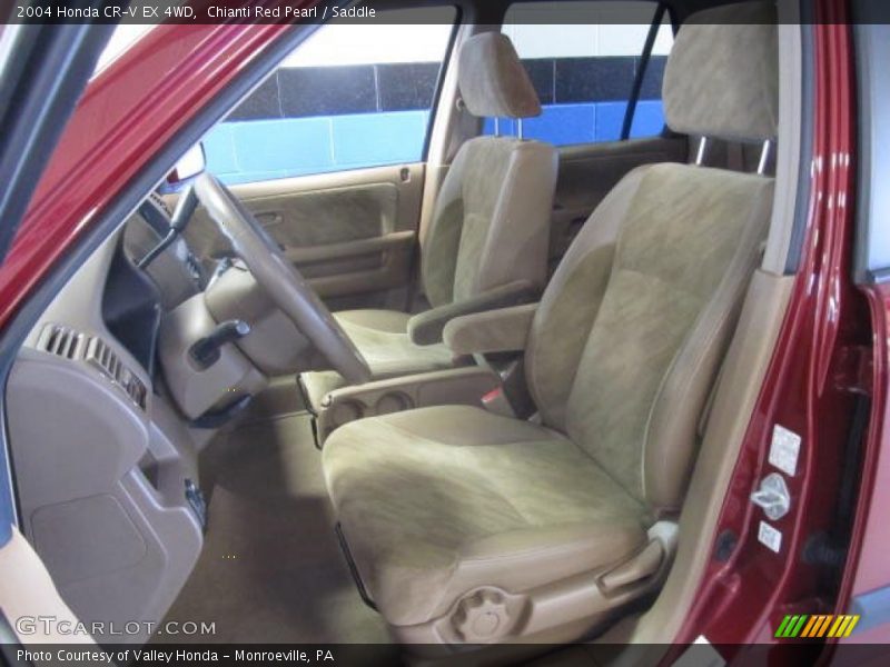 Chianti Red Pearl / Saddle 2004 Honda CR-V EX 4WD
