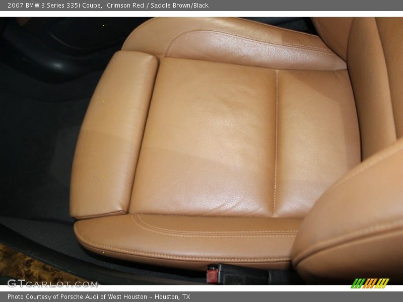 Crimson Red / Saddle Brown/Black 2007 BMW 3 Series 335i Coupe