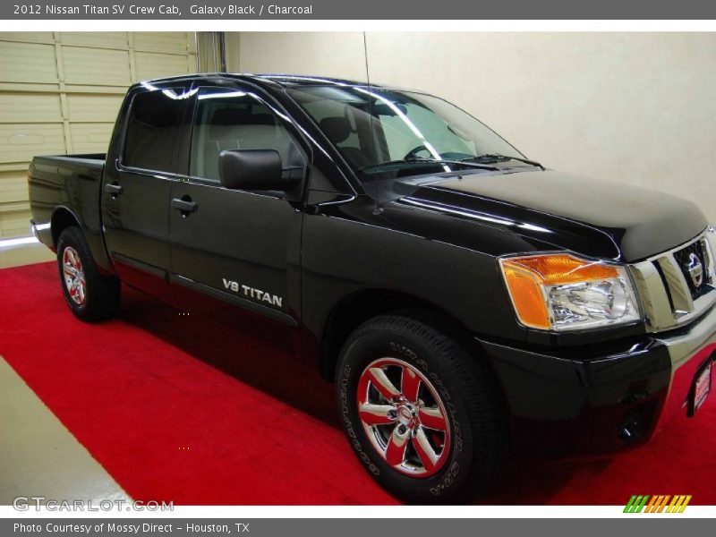 Galaxy Black / Charcoal 2012 Nissan Titan SV Crew Cab