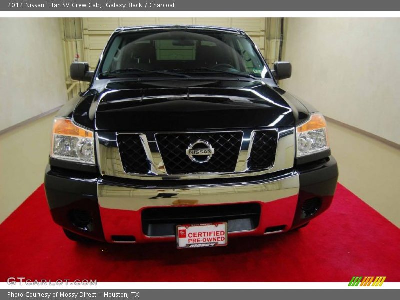 Galaxy Black / Charcoal 2012 Nissan Titan SV Crew Cab