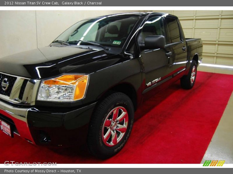 Galaxy Black / Charcoal 2012 Nissan Titan SV Crew Cab