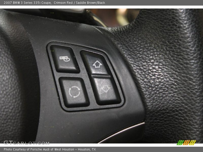 Crimson Red / Saddle Brown/Black 2007 BMW 3 Series 335i Coupe