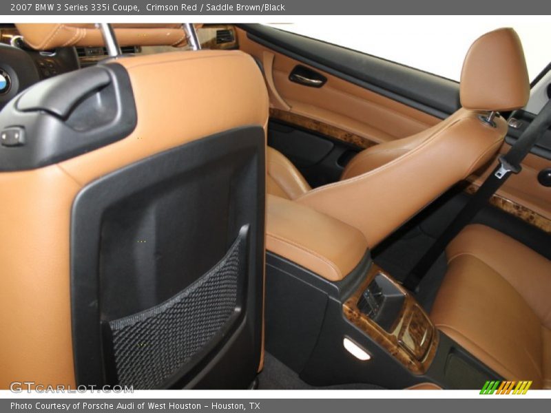 Crimson Red / Saddle Brown/Black 2007 BMW 3 Series 335i Coupe