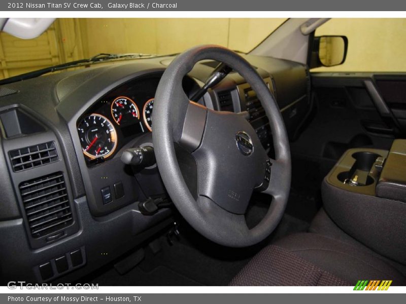 Galaxy Black / Charcoal 2012 Nissan Titan SV Crew Cab