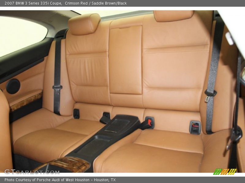 Crimson Red / Saddle Brown/Black 2007 BMW 3 Series 335i Coupe