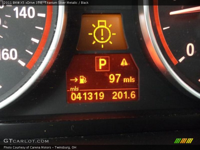 Titanium Silver Metallic / Black 2011 BMW X5 xDrive 35d