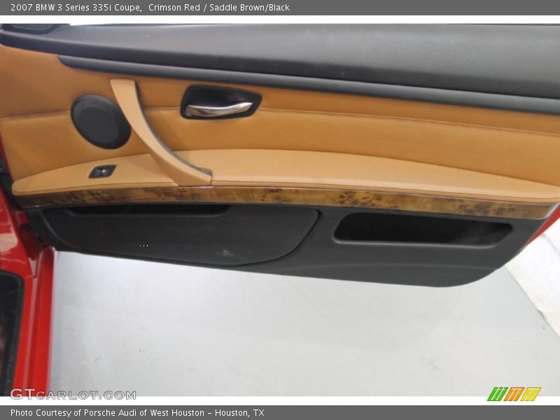 Crimson Red / Saddle Brown/Black 2007 BMW 3 Series 335i Coupe