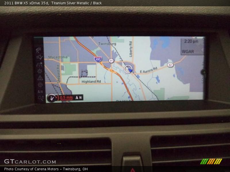 Titanium Silver Metallic / Black 2011 BMW X5 xDrive 35d