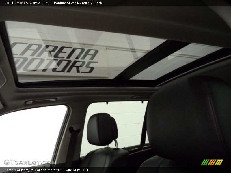 Titanium Silver Metallic / Black 2011 BMW X5 xDrive 35d