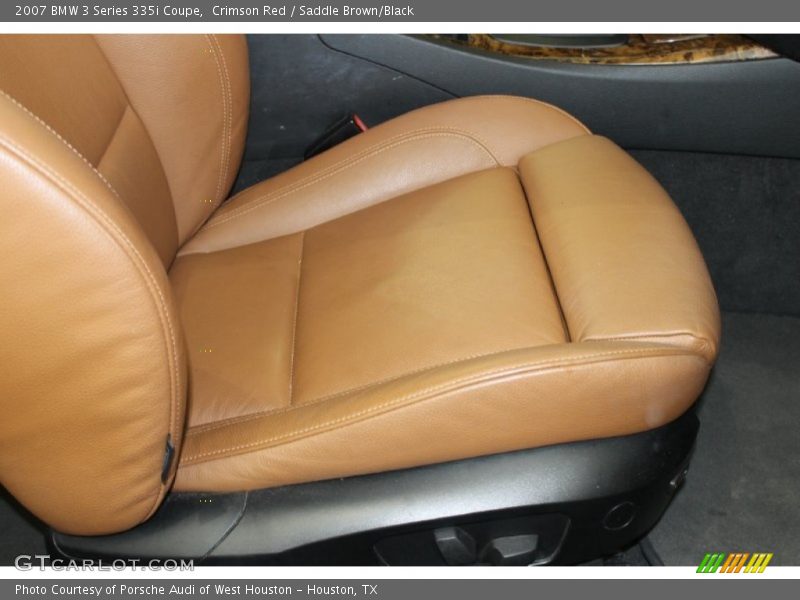 Crimson Red / Saddle Brown/Black 2007 BMW 3 Series 335i Coupe