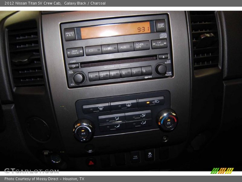 Galaxy Black / Charcoal 2012 Nissan Titan SV Crew Cab