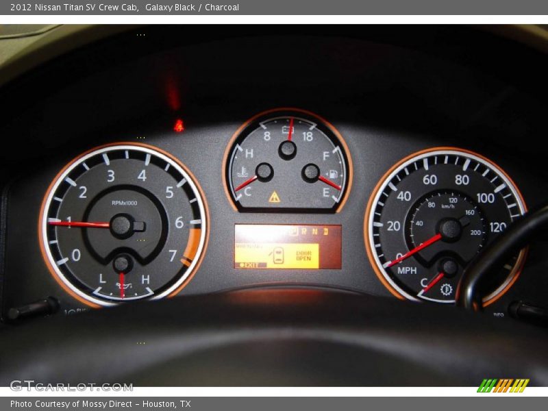 Galaxy Black / Charcoal 2012 Nissan Titan SV Crew Cab