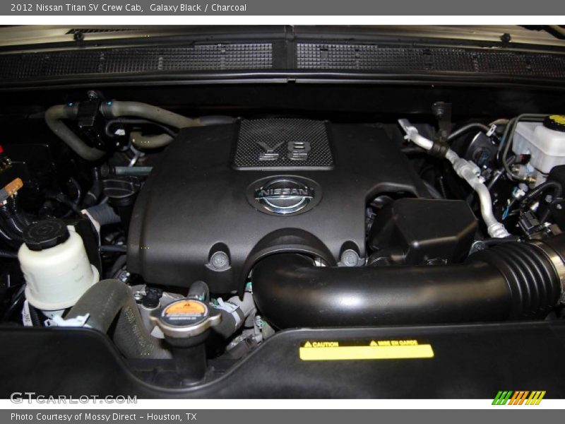 Galaxy Black / Charcoal 2012 Nissan Titan SV Crew Cab