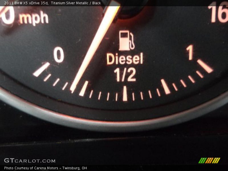 Titanium Silver Metallic / Black 2011 BMW X5 xDrive 35d