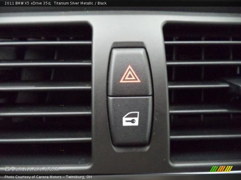 Titanium Silver Metallic / Black 2011 BMW X5 xDrive 35d