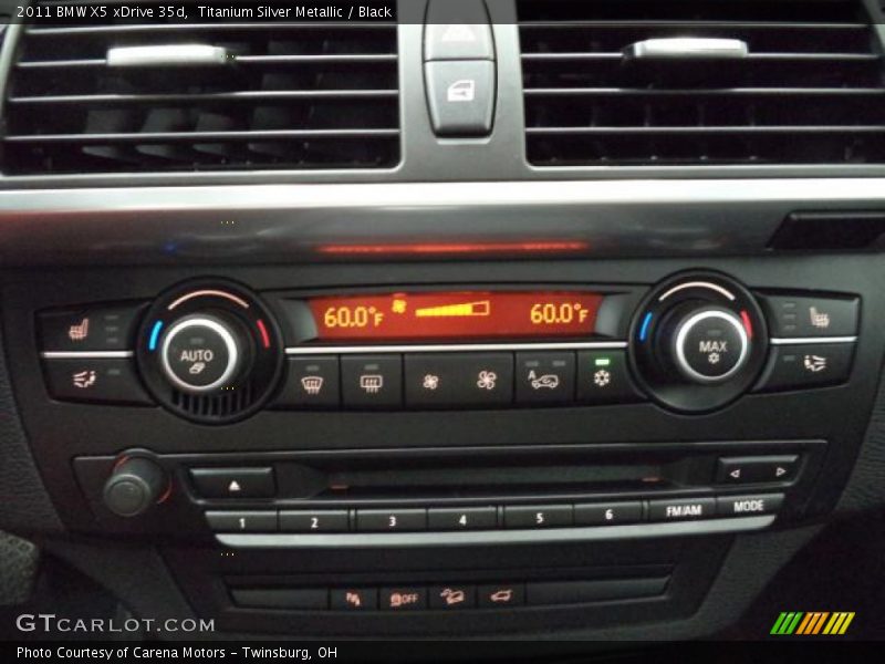 Titanium Silver Metallic / Black 2011 BMW X5 xDrive 35d
