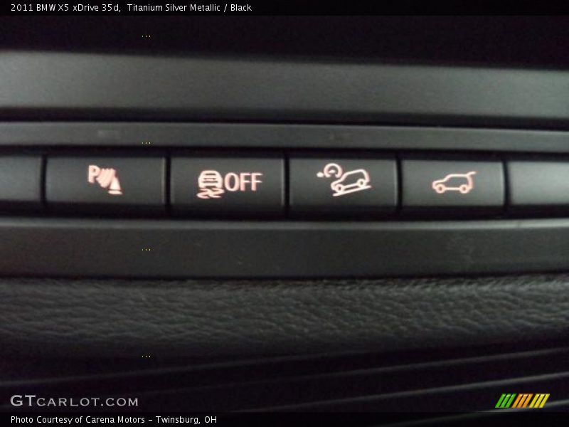 Titanium Silver Metallic / Black 2011 BMW X5 xDrive 35d