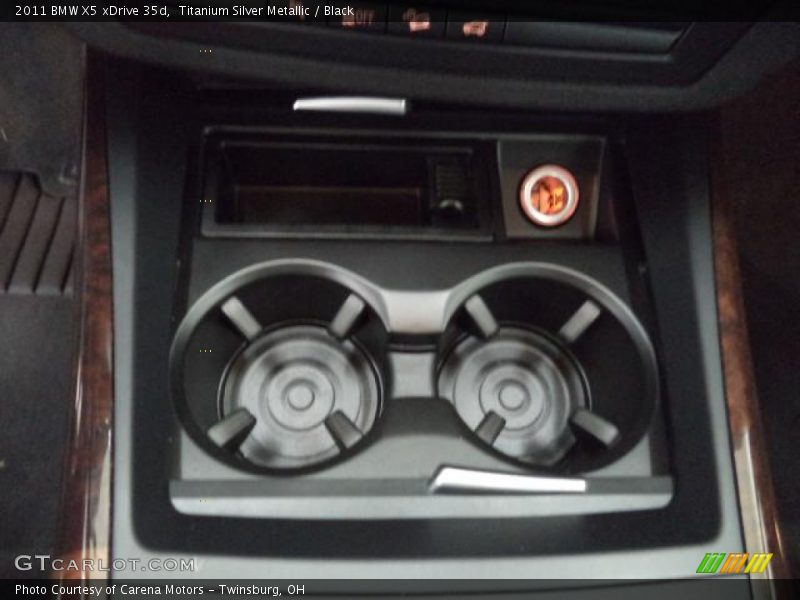 Titanium Silver Metallic / Black 2011 BMW X5 xDrive 35d