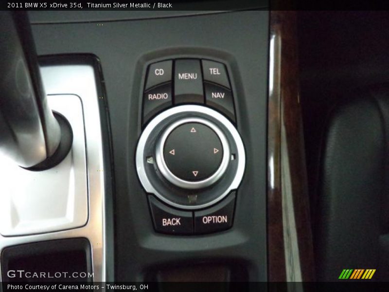 Titanium Silver Metallic / Black 2011 BMW X5 xDrive 35d