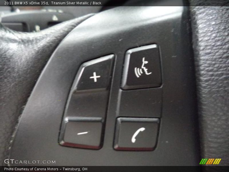Titanium Silver Metallic / Black 2011 BMW X5 xDrive 35d