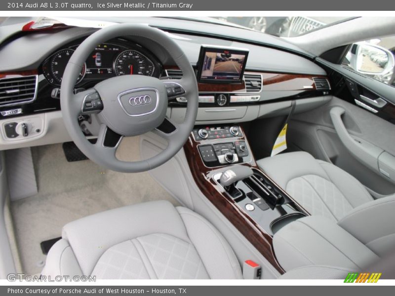 Titanium Gray Interior - 2014 A8 L 3.0T quattro 