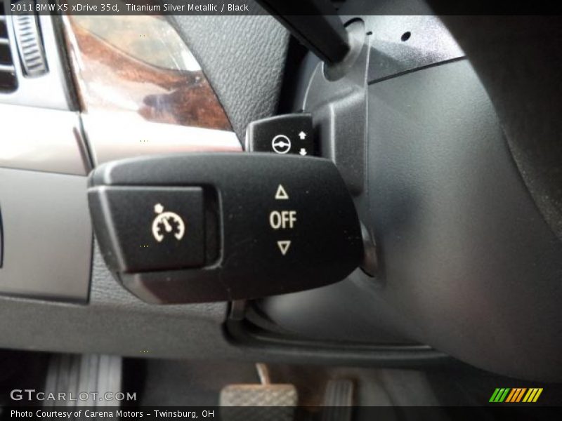 Titanium Silver Metallic / Black 2011 BMW X5 xDrive 35d