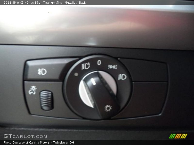 Titanium Silver Metallic / Black 2011 BMW X5 xDrive 35d