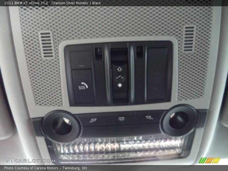Titanium Silver Metallic / Black 2011 BMW X5 xDrive 35d
