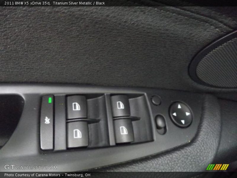 Titanium Silver Metallic / Black 2011 BMW X5 xDrive 35d