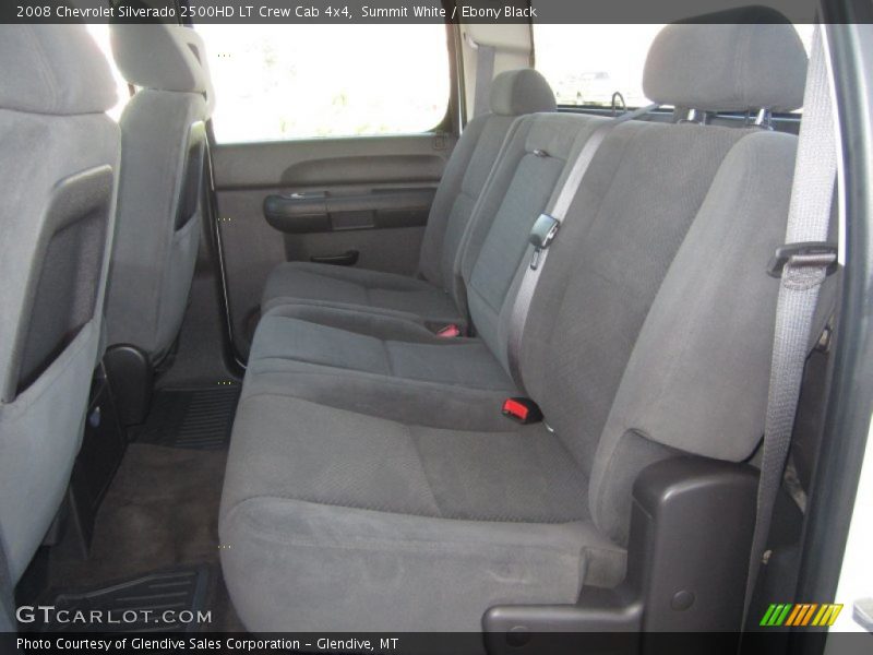 Summit White / Ebony Black 2008 Chevrolet Silverado 2500HD LT Crew Cab 4x4