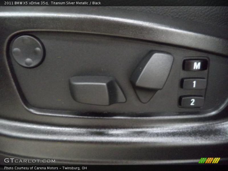 Titanium Silver Metallic / Black 2011 BMW X5 xDrive 35d