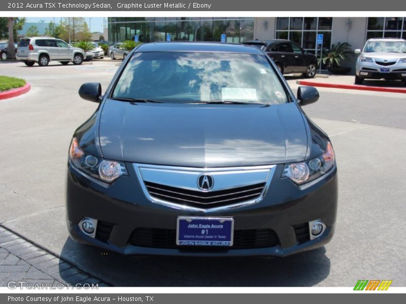 Graphite Luster Metallic / Ebony 2012 Acura TSX Technology Sedan