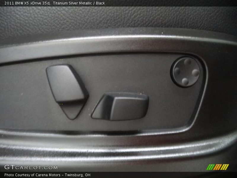 Titanium Silver Metallic / Black 2011 BMW X5 xDrive 35d