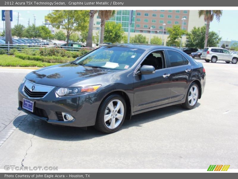 Graphite Luster Metallic / Ebony 2012 Acura TSX Technology Sedan