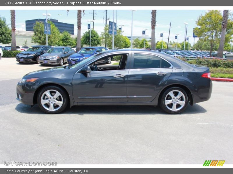 Graphite Luster Metallic / Ebony 2012 Acura TSX Technology Sedan
