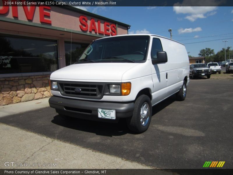 Oxford White / Medium Flint 2004 Ford E Series Van E150 Cargo