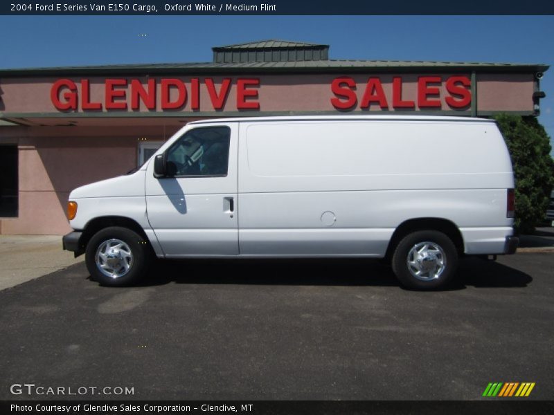 Oxford White / Medium Flint 2004 Ford E Series Van E150 Cargo