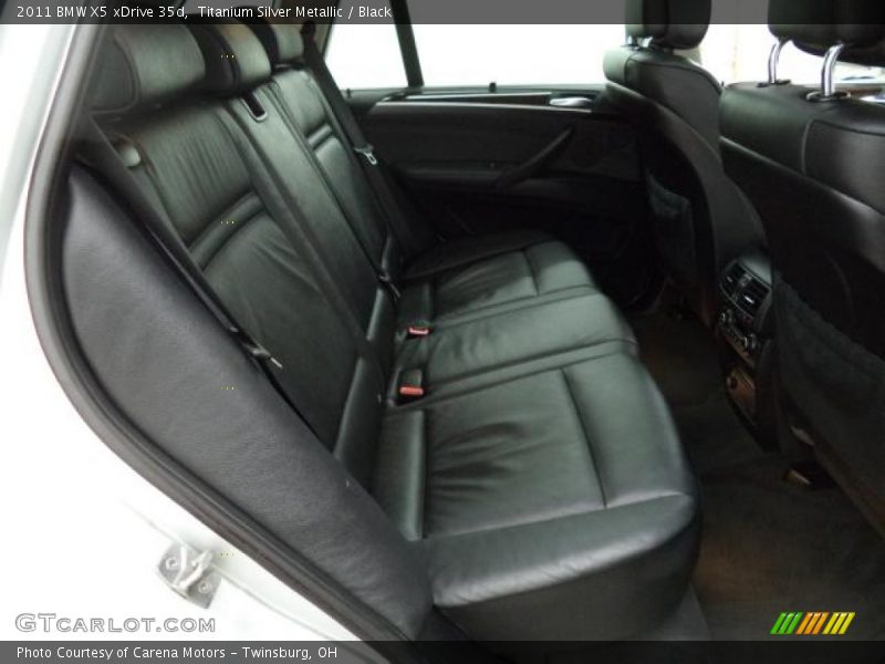 Titanium Silver Metallic / Black 2011 BMW X5 xDrive 35d