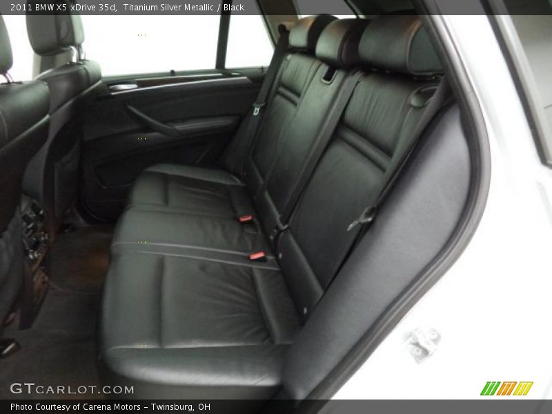 Titanium Silver Metallic / Black 2011 BMW X5 xDrive 35d