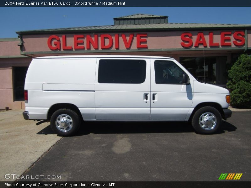 Oxford White / Medium Flint 2004 Ford E Series Van E150 Cargo